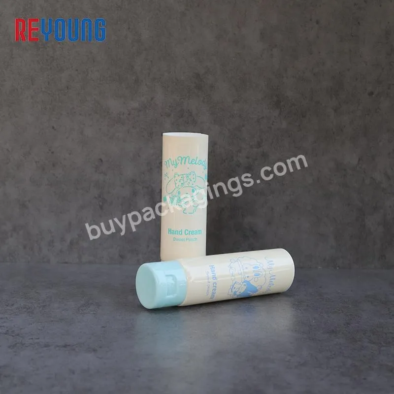 Custom Design 8 Ounce PE Plastic Tubes Cosmetic Packaging Container With Offset Printing For Hand Cream