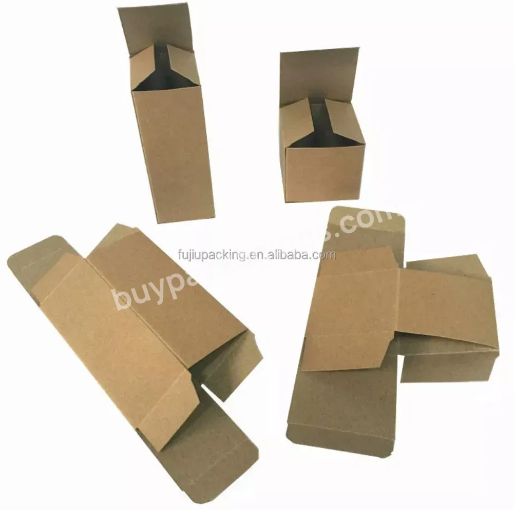 Custom Design Beard Facial Olive Oil Bottle Box Packing Coated Paper Box For Essential Oil