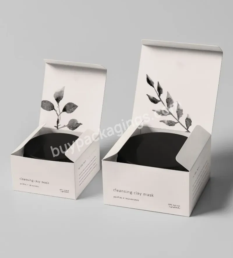 Custom Design Coffee Candle Box Cosmetic Face Cream Gift Luxury Packaging Box With Logo