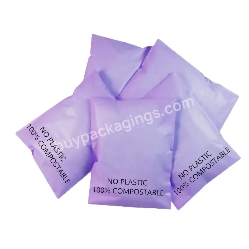 Custom Design Color Poly Mailers With Handle Plastic Bag Clothing Shipping Mailers