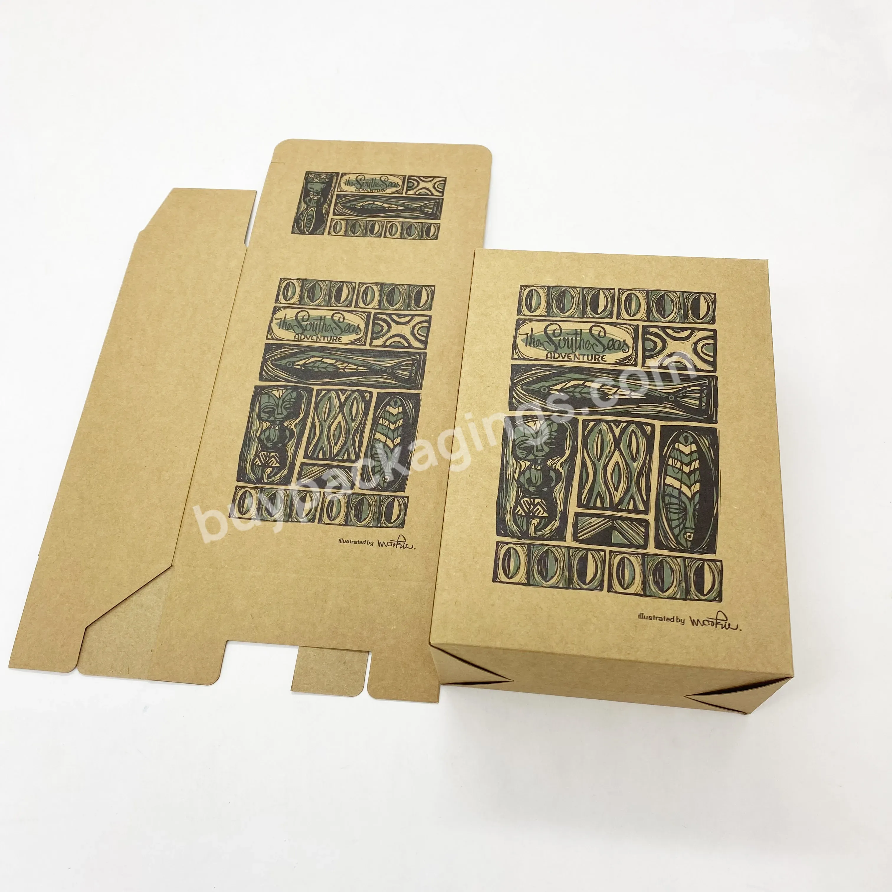 Custom Design Cosmetic Packaging Box 350g Paperboard 5ml-100ml Essential Oil Bottle Kraft Paper Boxes