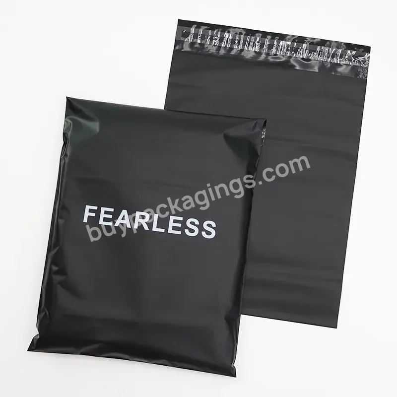 Custom Design Eco-friendly Black Poly Mailers Shipping Envelopes Mailing Bag For Clothing