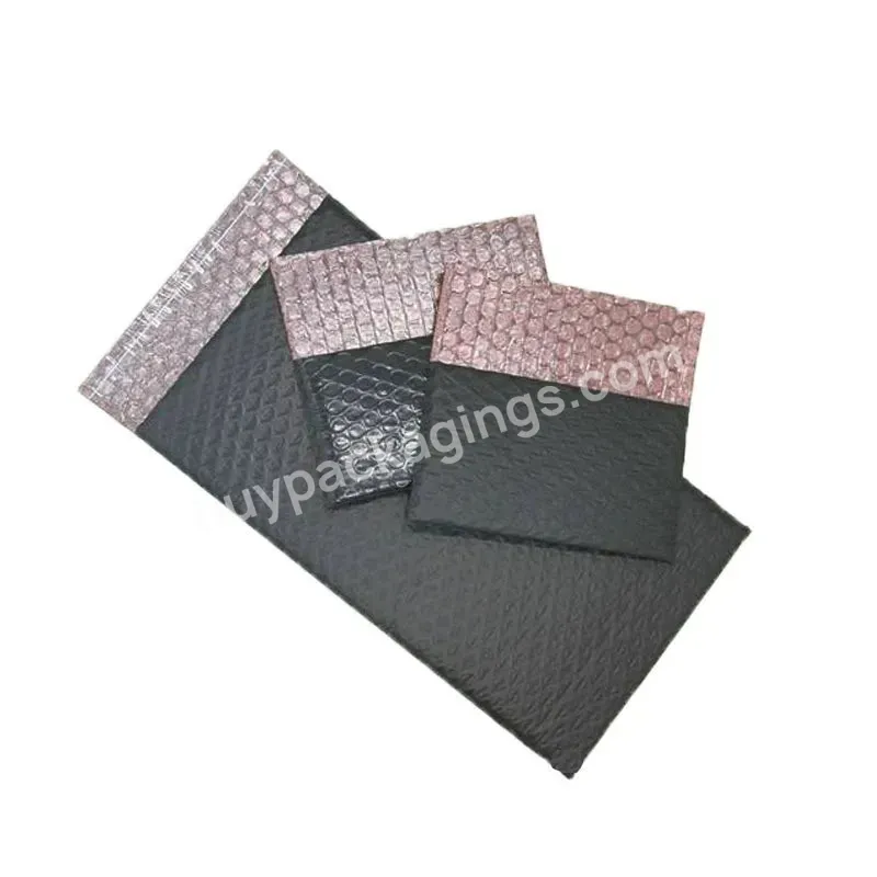 Custom Design Eco-friendly Pink Co-ex Ldpe Poly Mailers Shipping Envelopes Bubble Mailing Bag