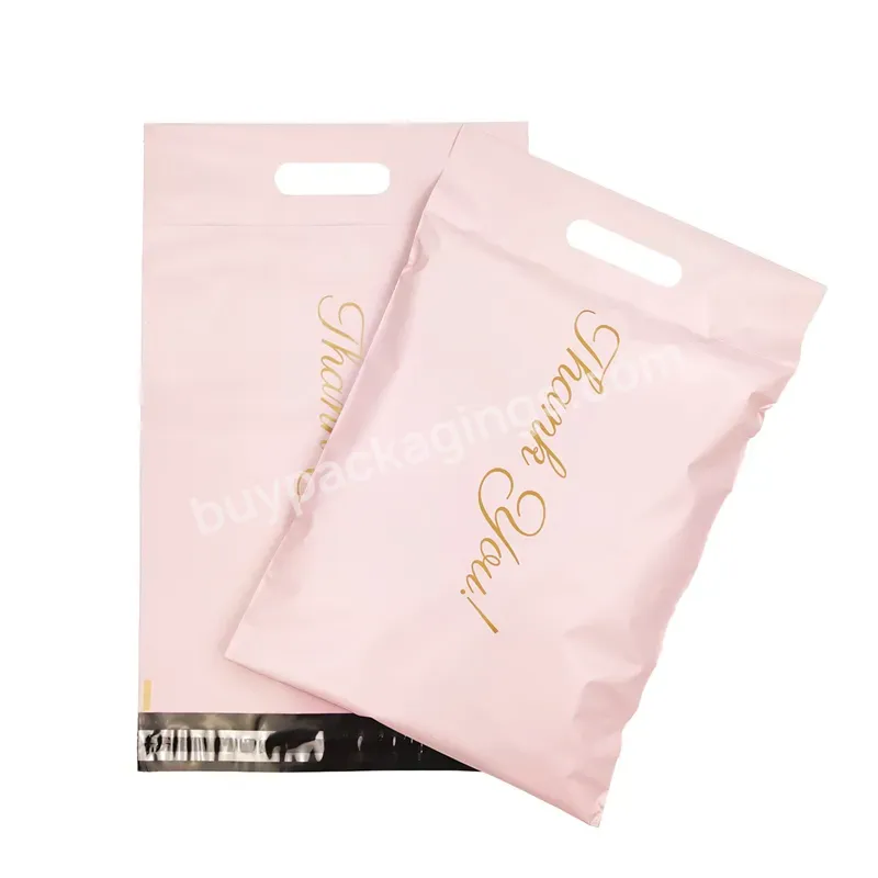 Custom Design Eco-friendly Pink Co-ex Ldpe Poly Mailers Shipping Envelopes Mailing Bag