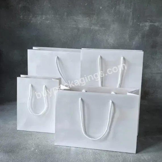 Custom Design Good Quality Art Paper Bags And Box For Clothing Jewelry Packaging With Own Logo
