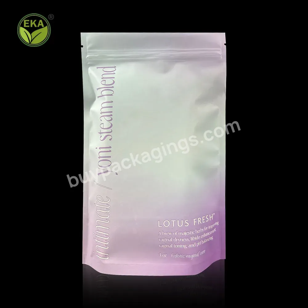 Custom Design Gravure Print 3.5 Mylar Stand Up Pouch Resealable Zip Lock Smell Proof Packaging Bags