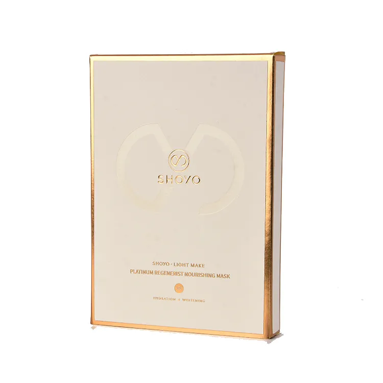 Custom Design High Quality Personal Skin Care Facial Sheet Mask Packing Paper Box
