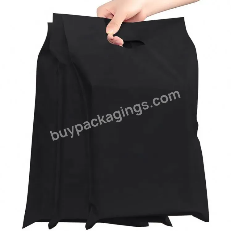 Custom Design Logo Printing Plastic Online Shopping Bag With Die Cut Handle