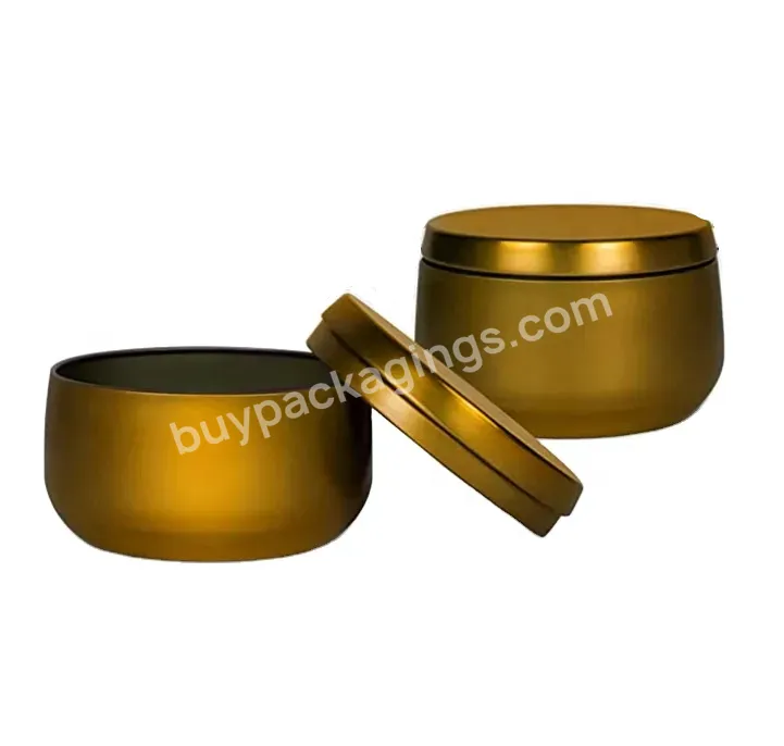 Custom Design Luxury Candle Tins With Lid Empty Tin Candle Container Candle Tins 4 Oz 75*50 6 Oz 83*49 8 Oz 88*58
