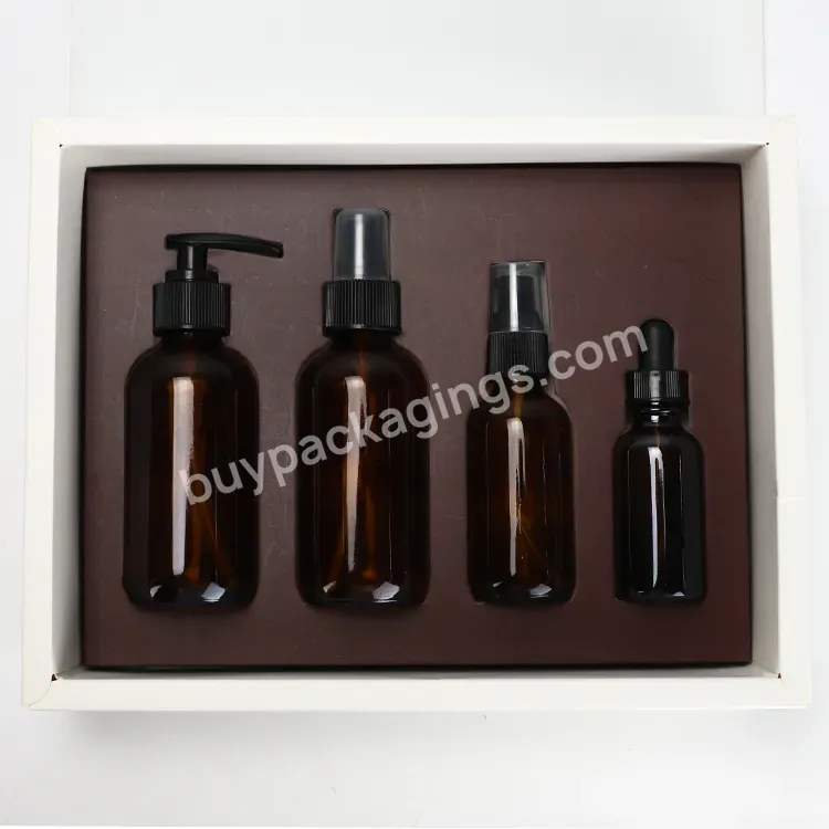 Custom Design Magnetic Gift Box 4c Printing Skin Care Lotion Packaging Box