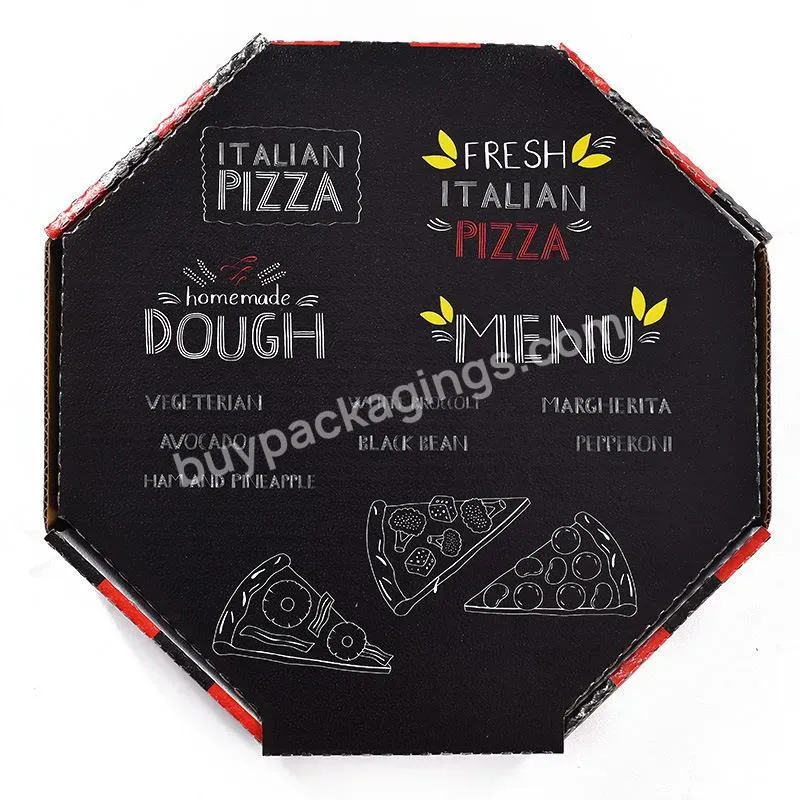 Custom Design Octagon Pizza Box With Logo Manufacturer Pizza Box Wholesale