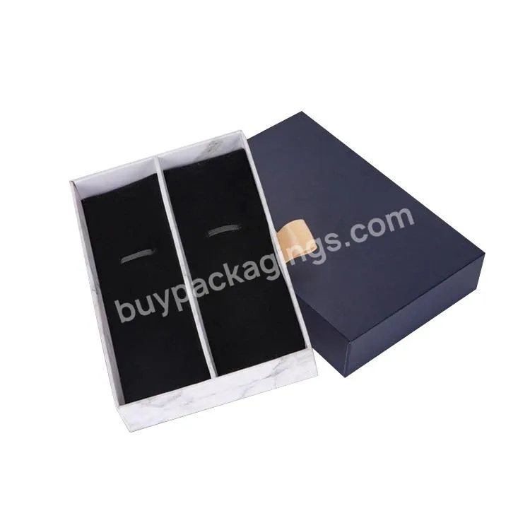 Custom Design Para Regalo Verpackung Watch Wrist Strap Packaging Storage Boxes With Drawer