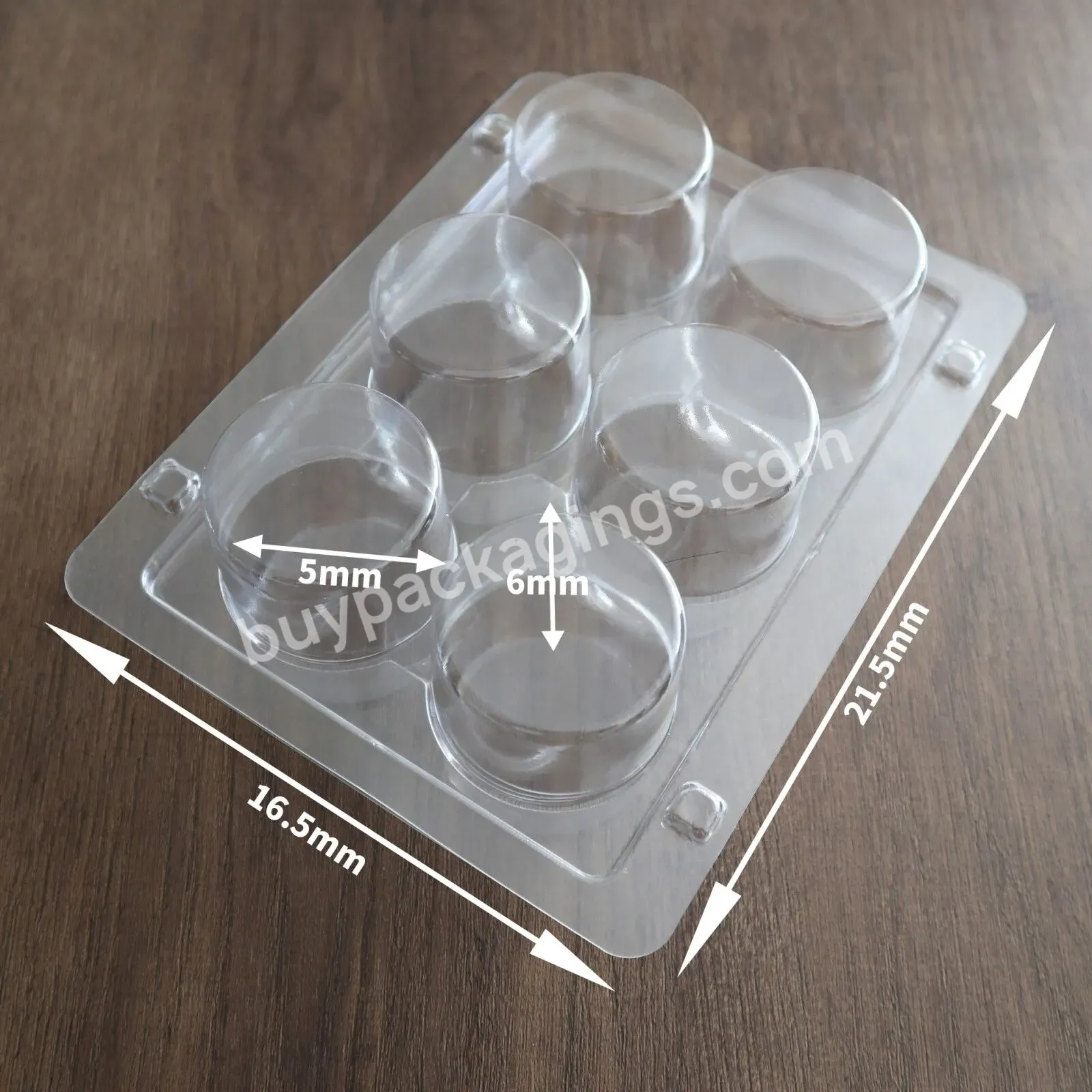 Custom Design Pet Clear Eco Friendly Cookies Box Window Packaging Plastic Cupcake Container