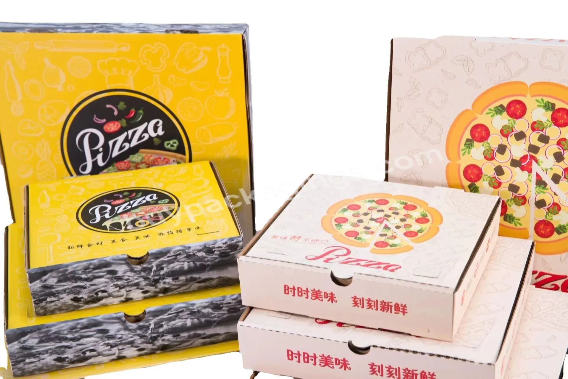 Custom Design Pizza Box With Logo Manufacturer Pizza Box Wholesale