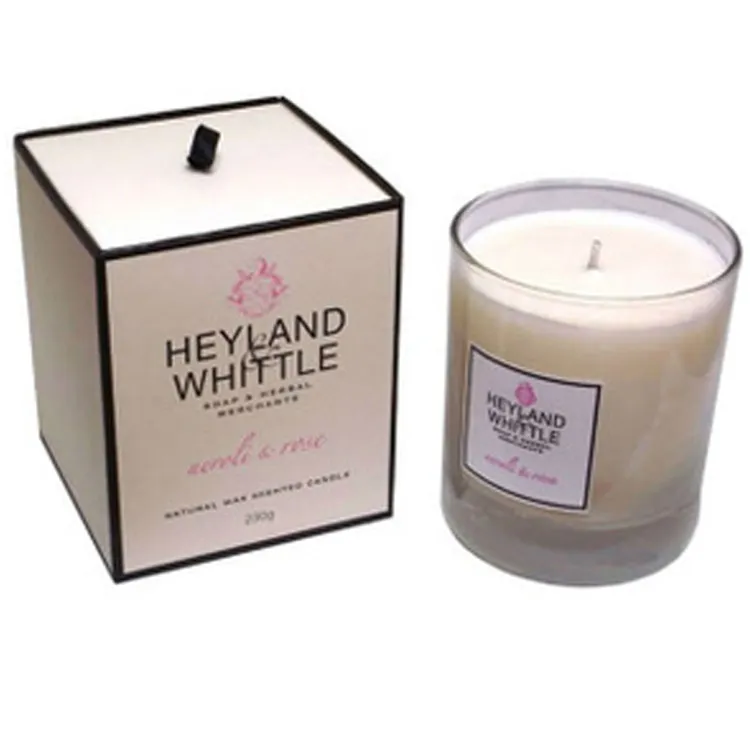 Custom Design Printed candle packaging supplies