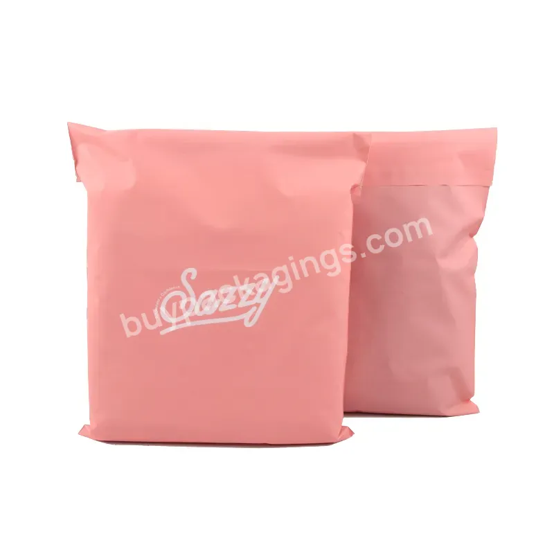 Custom Design Printed Mailer Bag Pink Matte Mailing Packaging Bags Garment Underwear Clothing Mailers - Buy Custom Pink Mailer Bag For Underwear Packaging,Personalised Poly Mailing Bags Clothing Garment Packaging Matte Pink Mailers Self-adhesive Bag