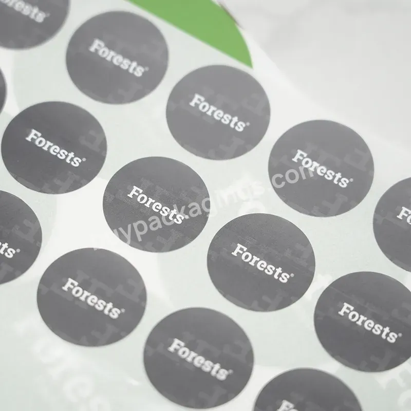 Custom Design Private Brand Name Printing Waterproof Adhesive Logo Label Sticker