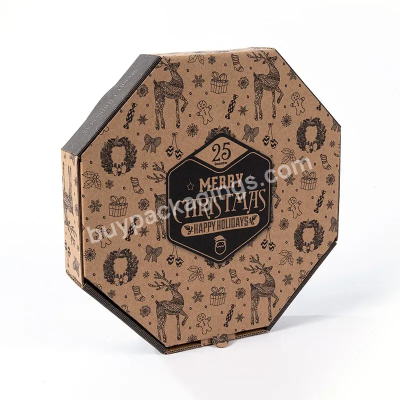 Custom Design Round Pizza Box 9 Inch With Logo