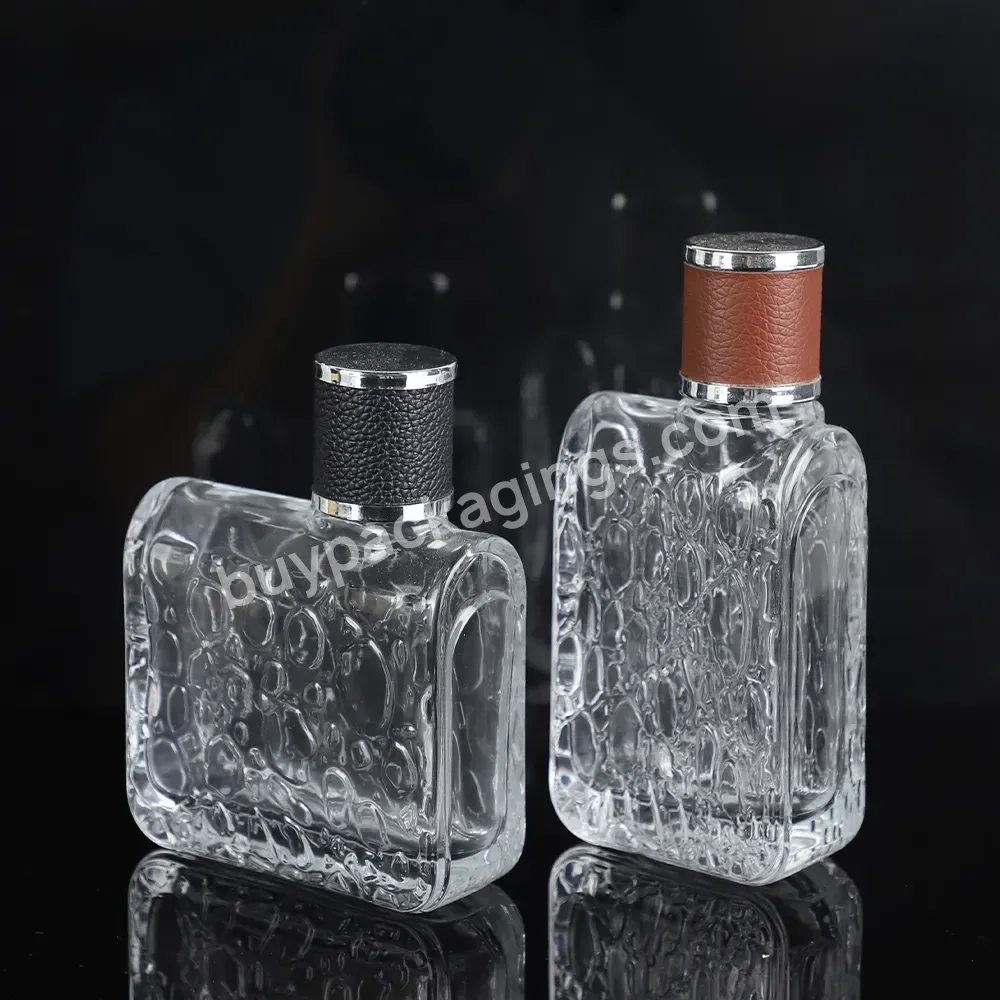 Custom Design Round Square 30ml 50ml 100ml Luxury Mini Refillable Fragrance Glass Perfume Bottle Empty Perfume Bottle With Box