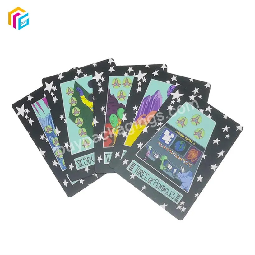 Custom design tarot cards The front design pattern of the classic Tarot card can be customized Printing is provided