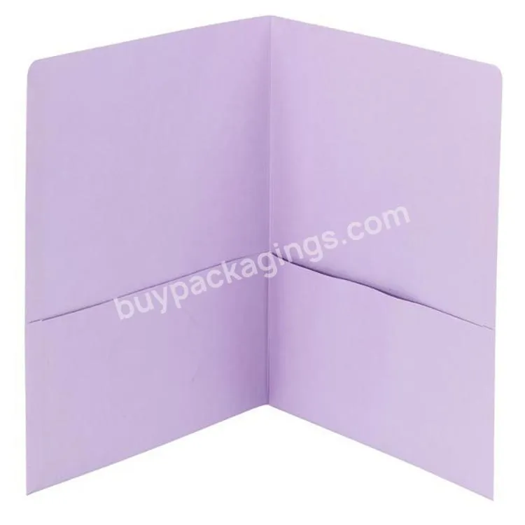 Custom Design Wholesale Cheap Legal Size 9.5 X 12inch Pocket Presentation Folder Printing