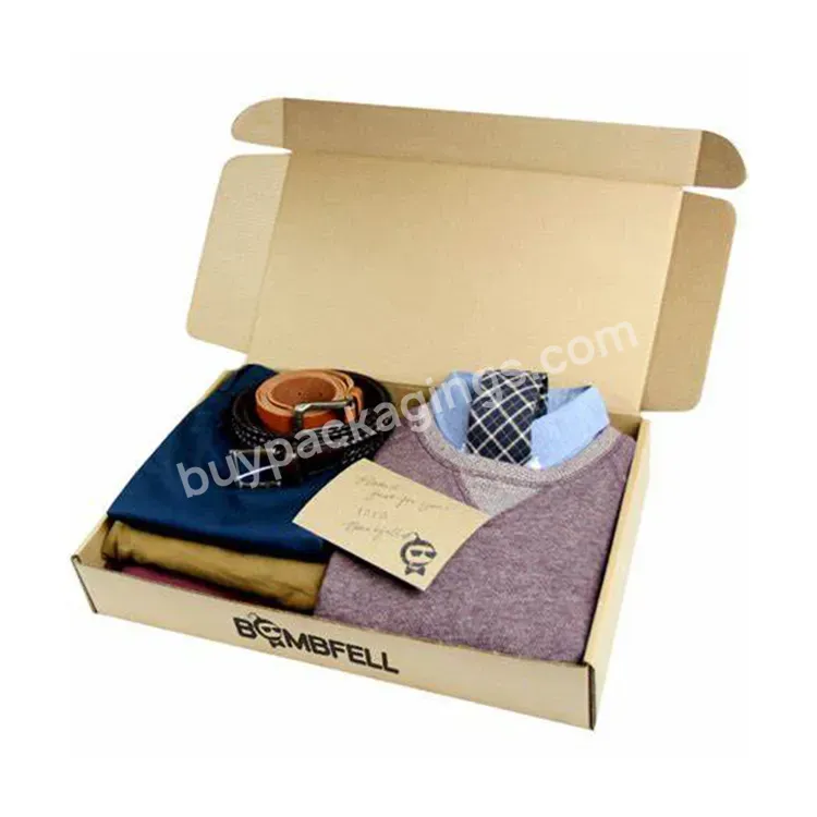 Custom Designs Matte Luxury Retail Garment Clothing Package Gift Packaging Paper Box For Dress With Logo For Clothes T Shirt