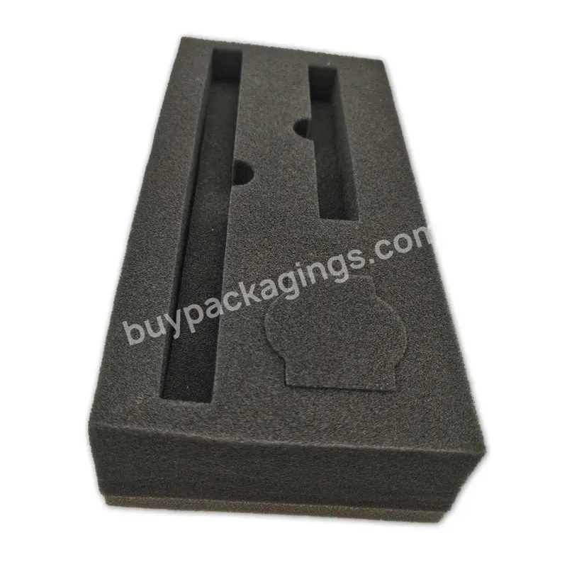 Custom Die Cut Cnc Milled Or Routed 2 Tone Protective Packaging Foam Box Of Sponge Inlay