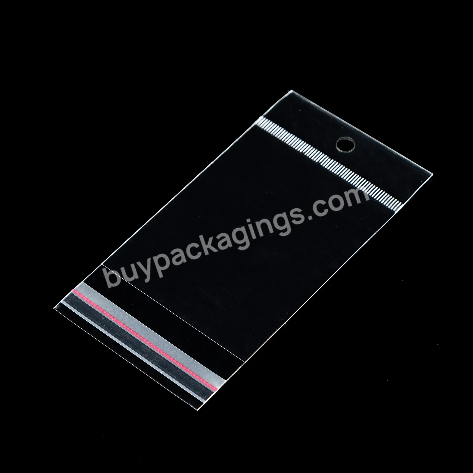 Custom Different Size Clear Waterproof Transparent Opp Bag Self-adhesive Plastic Poly Bag