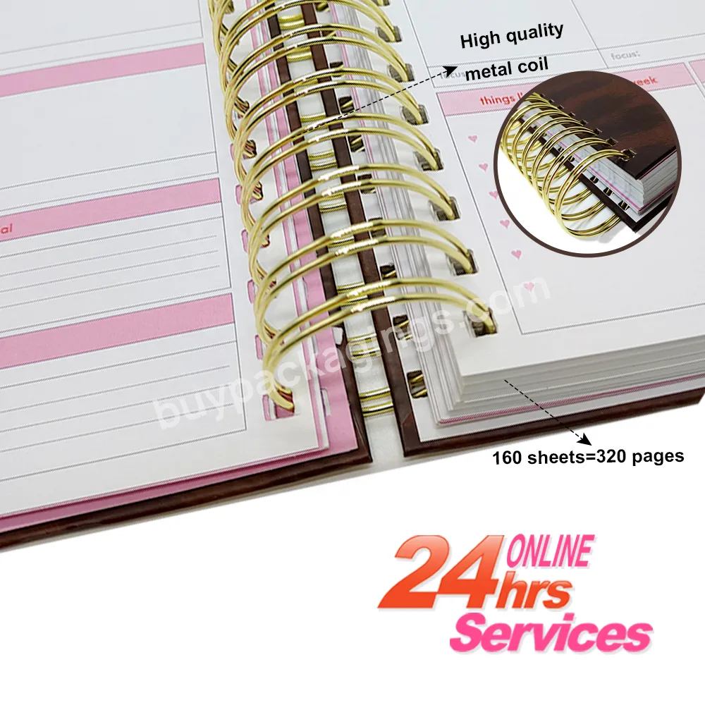 Custom Disc Bound Planner Calendar Daily Printing Weekly Planner 2023 Planner Custom Printing