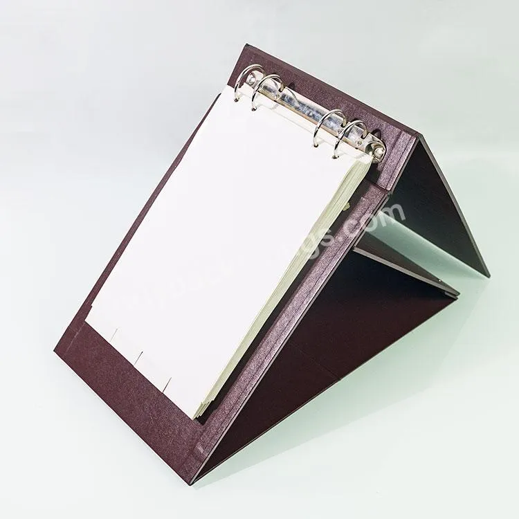 Custom Display 4 Ring Binder Presentation Binder A4 Turned Edge Presentation A4 Easel Binder