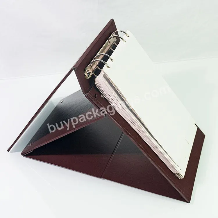 Custom Display 4 Ring Binder Presentation Binder A4 Turned Edge Presentation A4 Easel Binder - Buy A4 Easel Display Binder,Custom Easel Binder,4 Ring Binder.