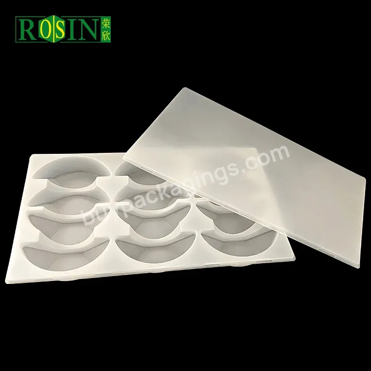 Custom Disposable Blister Plastic Pp 12-pack Frozen Dumpling Food Container Tray With Sauce Container