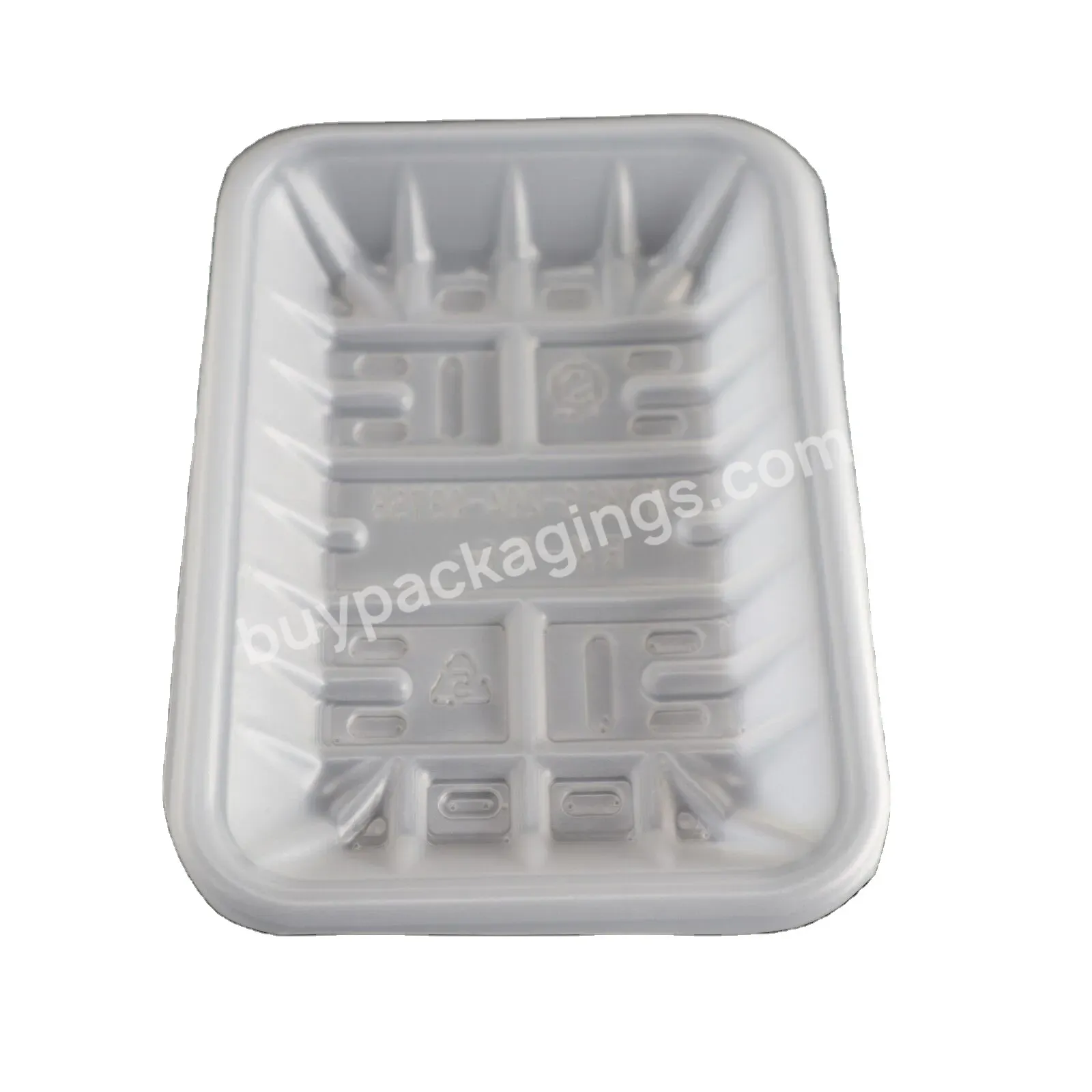 Custom Disposable Plastic Blister Vacuum Tray Beef And Mutton Roll Pet Pp Plastic Frozen Meat Tray