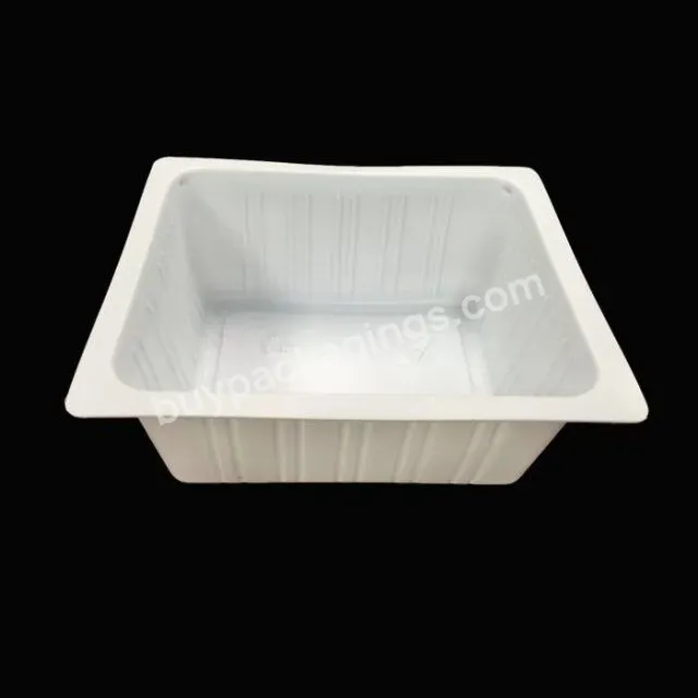 Custom Disposable Pp Pet Heat Sealing Food Tray Map Vacuum Forming Plastic Meat Lactone Tofu Tray