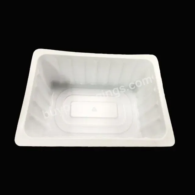 Custom Disposable Pp Pet Heat Sealing Food Tray Map Vacuum Forming Plastic Meat Lactone Tofu Tray