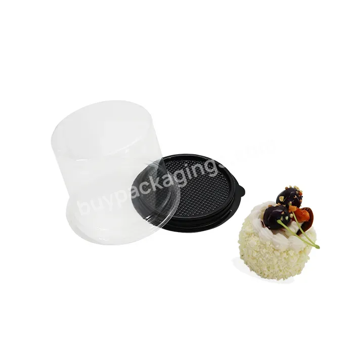 Custom Disposable Transparent Plastic Pet Cake Container Cake Box Packaging