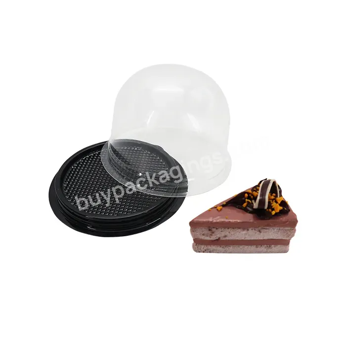 Custom Disposable Transparent Plastic Pet Cake Container Cake Box Packaging