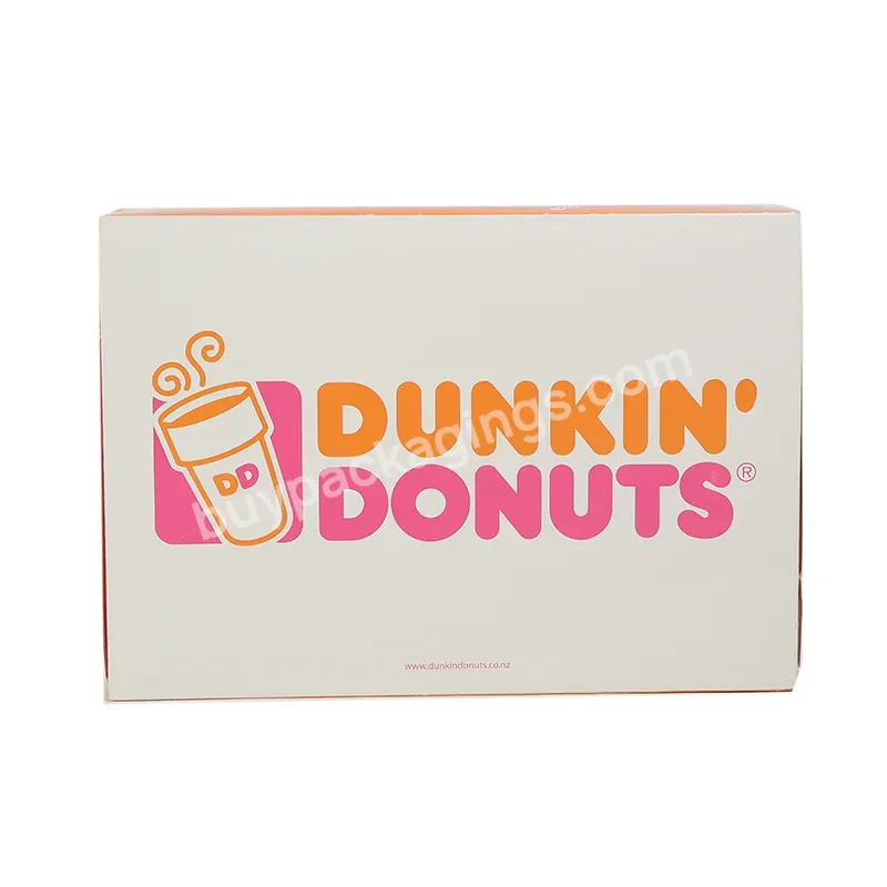 Custom Donut Boxes With Lamination Cardboard Package Box
