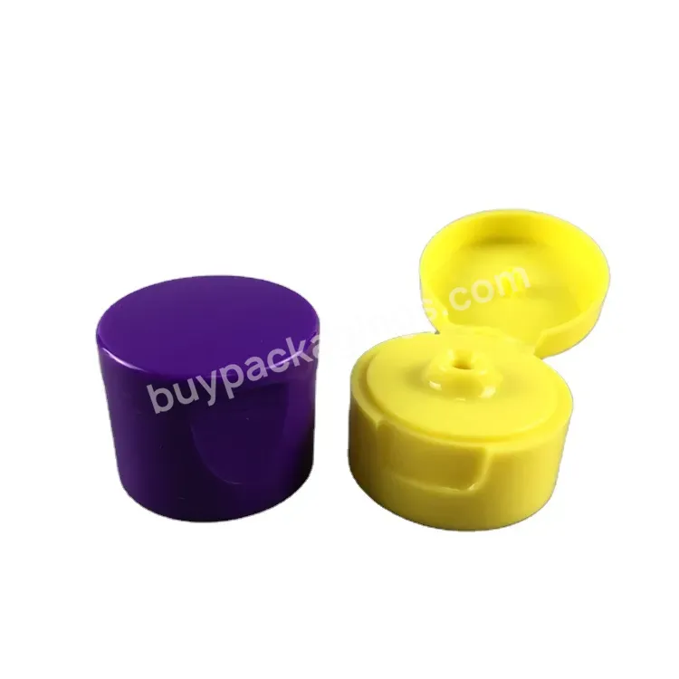 Custom Double Wall Flip Top Caps 20/410 24/410 Plastic Screw Caps Plastic Lid For Plastic Bottle Jars