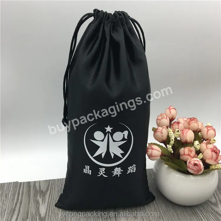 Custom Drawstring Satin Clutch Bag With Logo