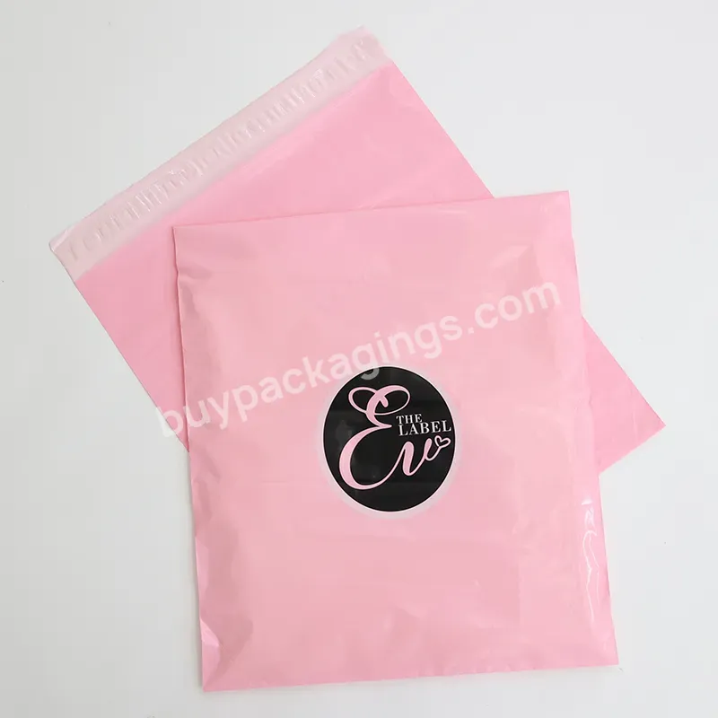 Custom Eco Friendly Biodegradable Compostable Mailing Courier Envelope Plastic Packaging Bag With Logo Self Seal Plastic