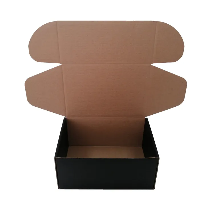 Custom Eco Friendly Luxury Matte Black Cardboard Plain Cardboard Rigid Elegant Shoe Box Packaging Wholesale