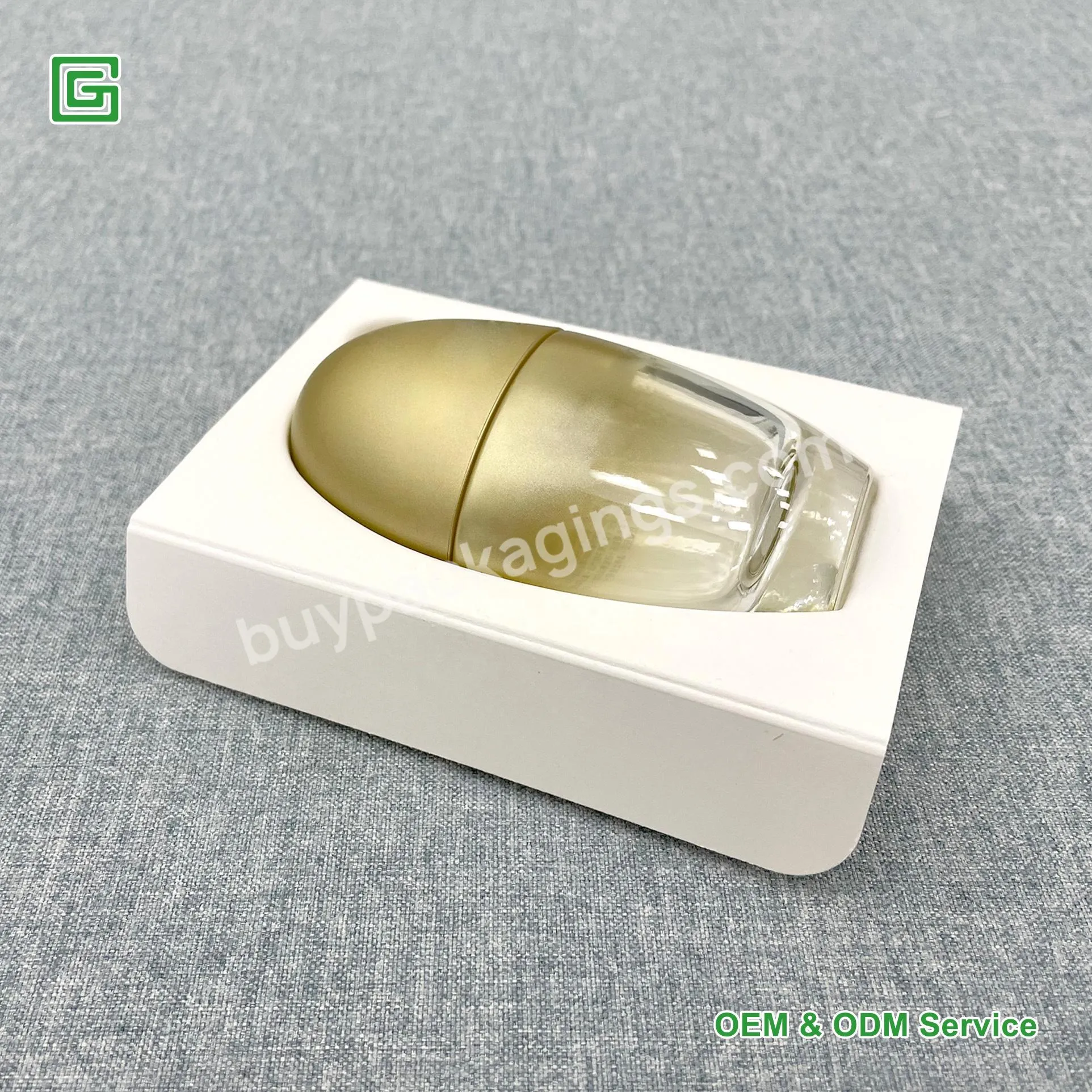 Custom Eco Friendly Molded Fiber Packaging Pulp Fiber Wholesale Paper Tray For Personal Care