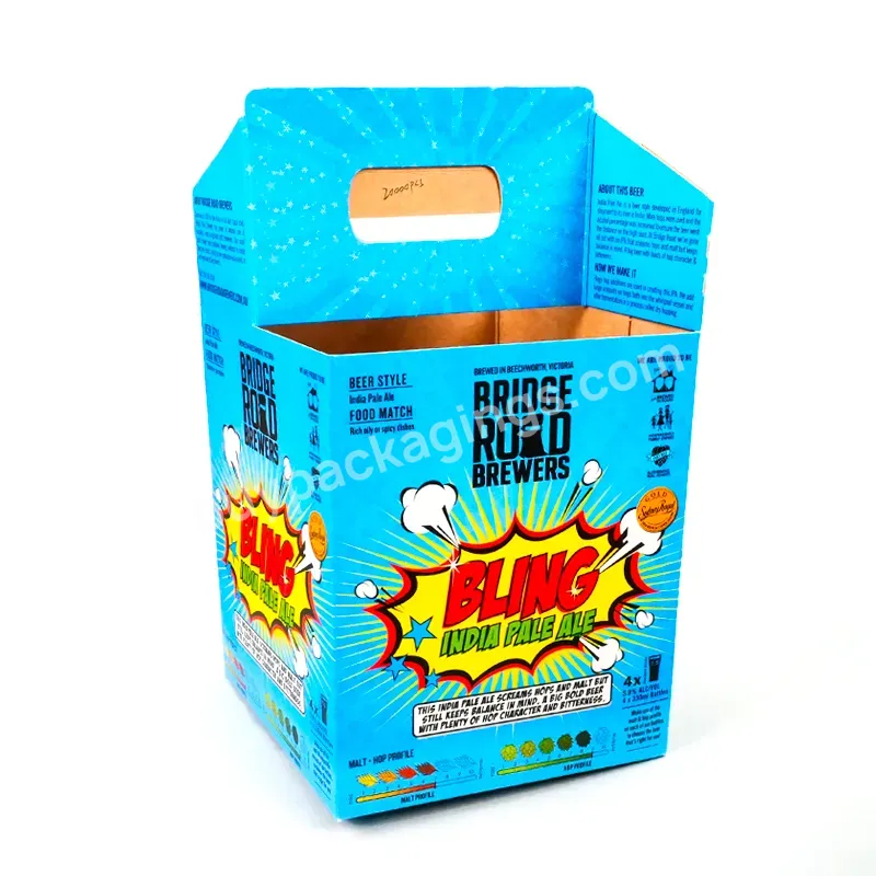 Custom Eco-friendly Oem Color Printing Corrugated Packaging Clothes Handle Box