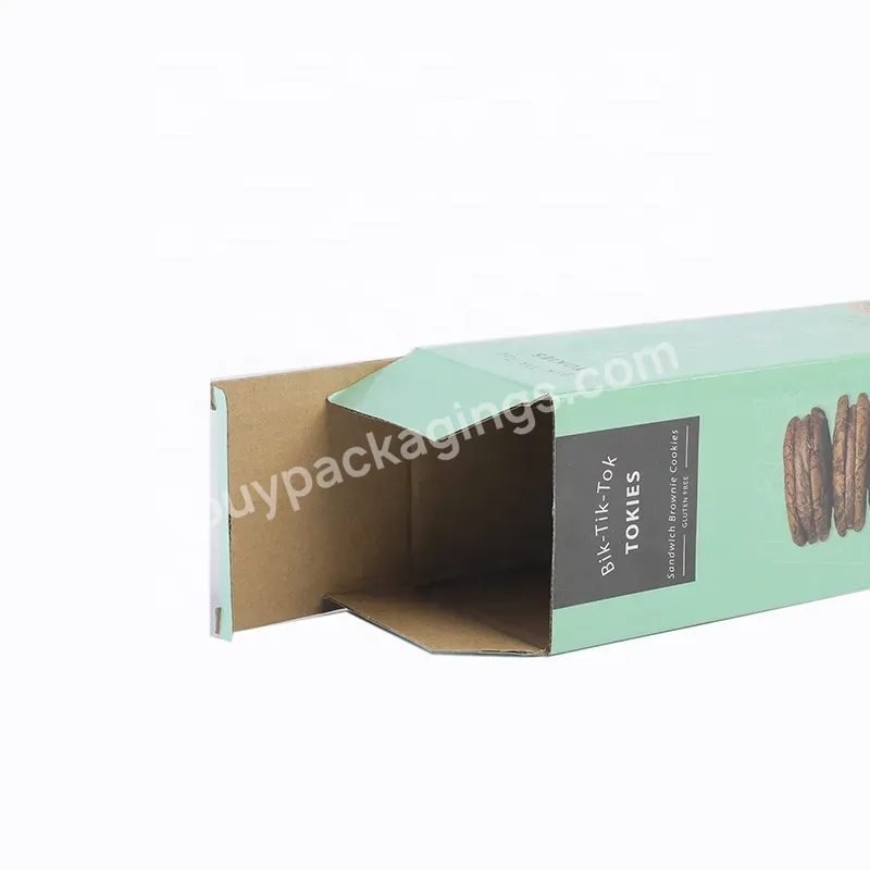 Custom Eco-friendly Oem Color Printing Corrugated Packaging Cookie Paper Box