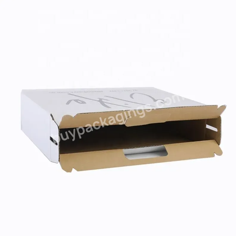 Custom Eco-friendly Oem Color Printing Corrugated Packaging Handle Paper Box