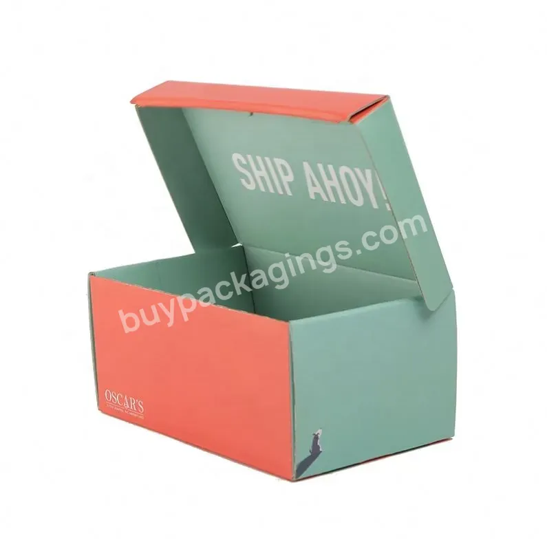 Custom Eco-friendly Oem Color Printing Corrugated Packaging Shoe Box