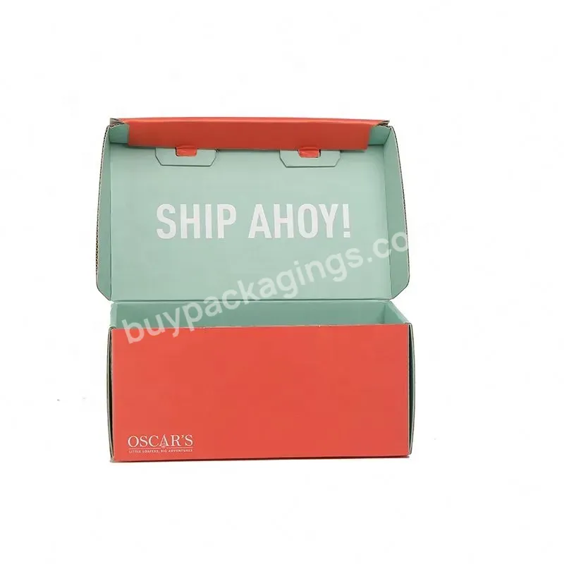 Custom Eco-friendly Oem Color Printing Corrugated Packaging Shoe Box