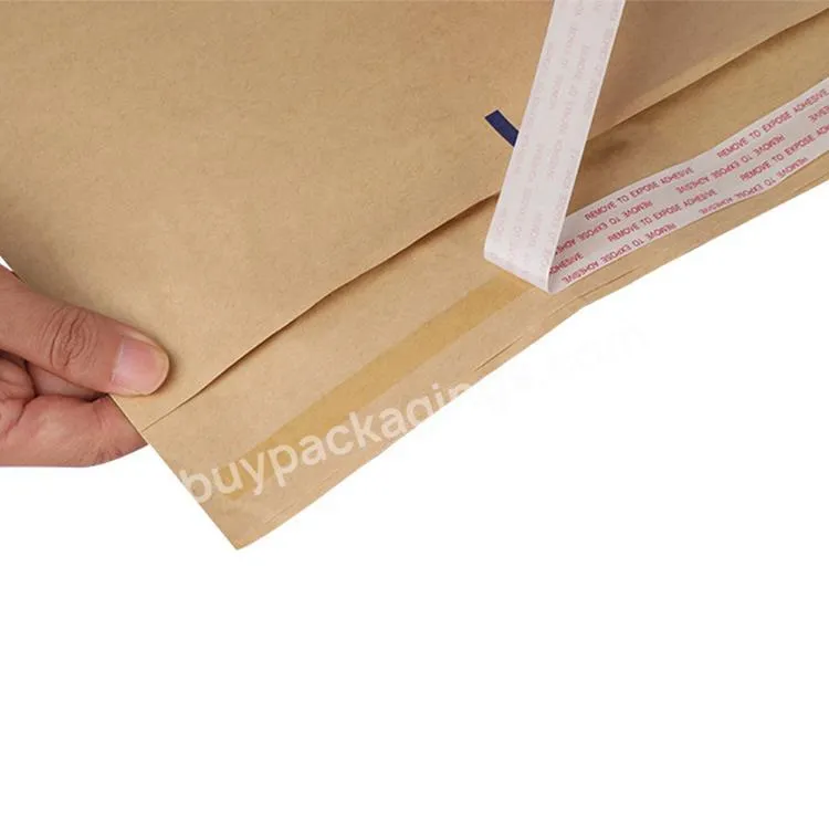 Custom Eco Friendly Packaging Kraft Paper Mailer Honeycomb Padded Mailer