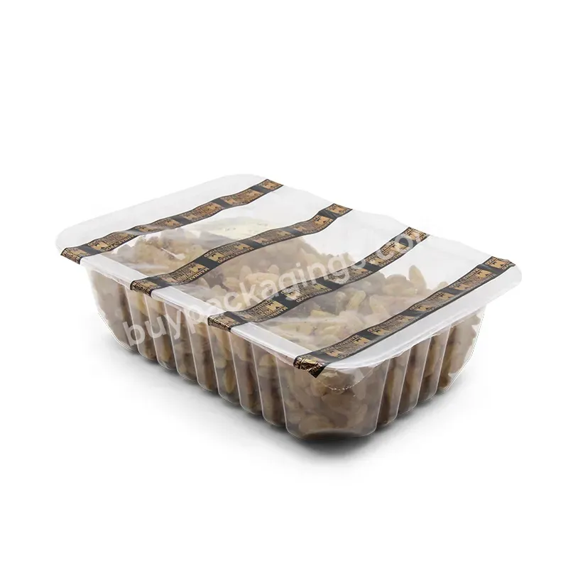 Custom Eco-friendly Plastic Sealable Pp Black Biodegradable Disposable Meat Tray For Supermarket